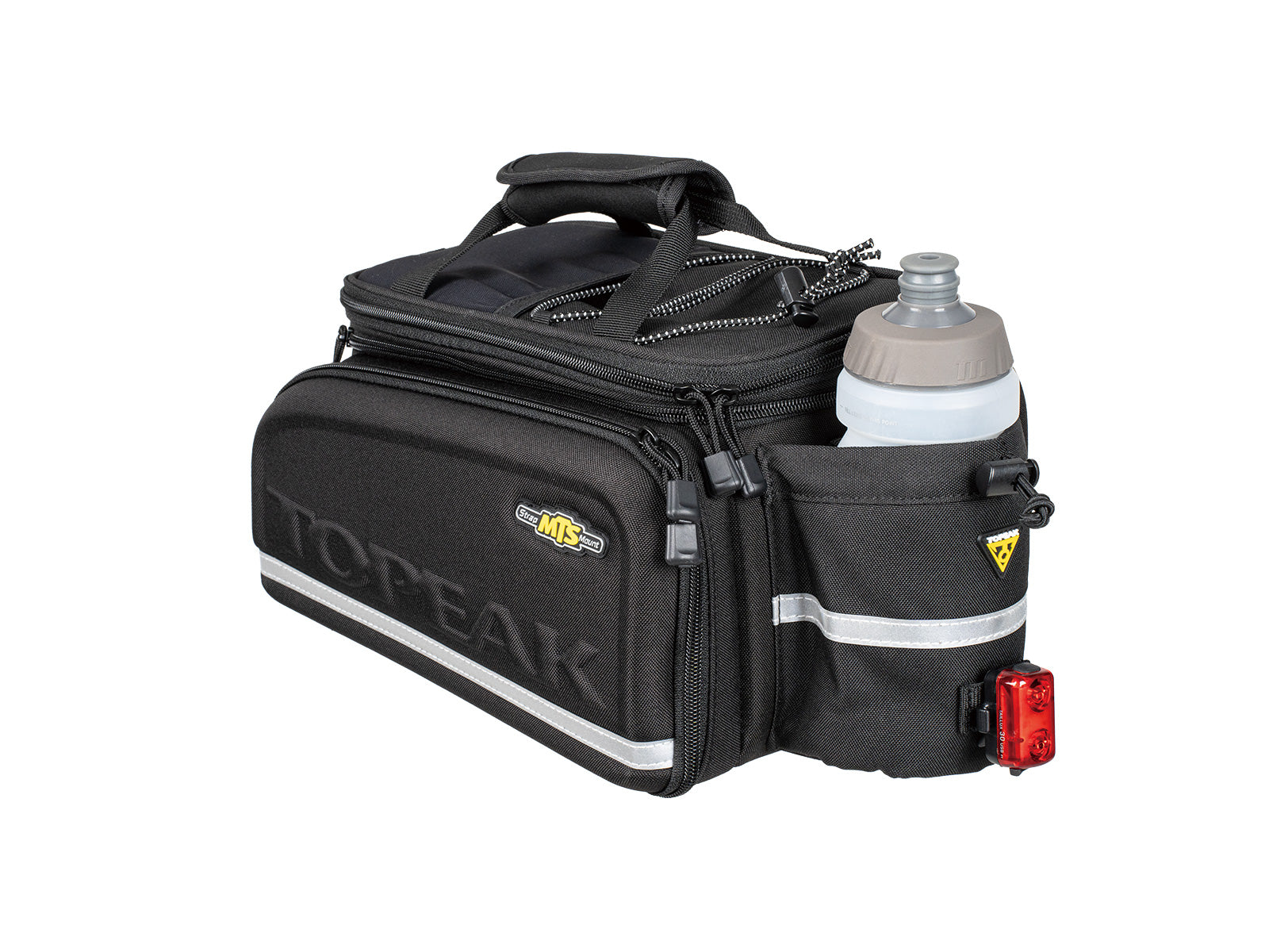 TOPEAK MTS Trunk Bag ex Borsa per bicicletta, Adulti Unisex, Black (Nero), Taglia Unica TOPEAK MTS Trunk Bag ex Borsa per bicicletta, Adulti Unisex, Black (Nero), Taglia Unica