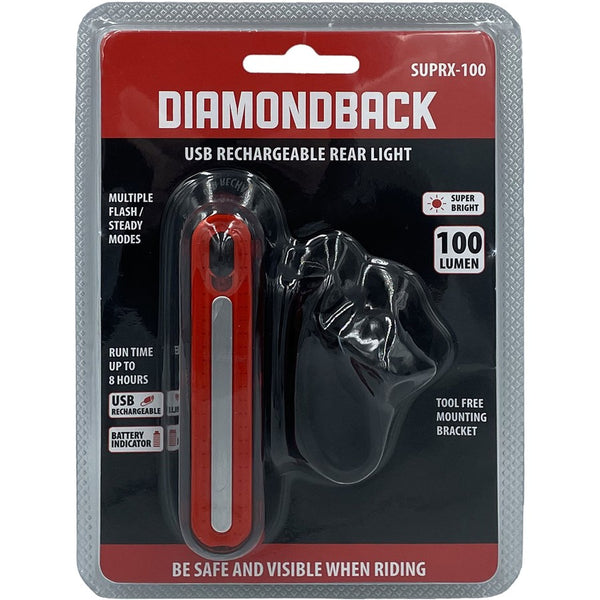Diamondback SUPR-X100 USB Rear Light