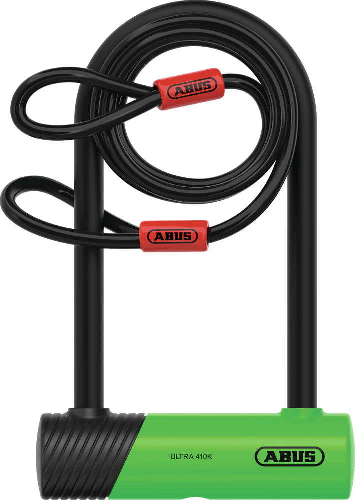 Abus 410K Ultra 150HB 180MCM Green Mini + Cobra 10/120 Key U-Lock