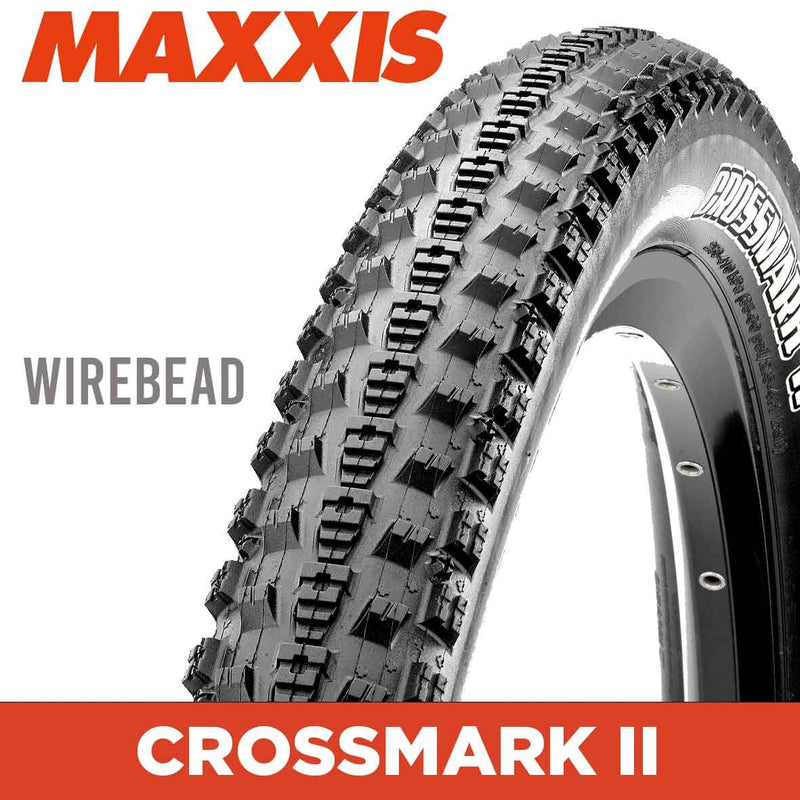 Maxxis Crossmark II - 27.5 X 2.25 60 Tpi Wirebead - Single Compound - Black