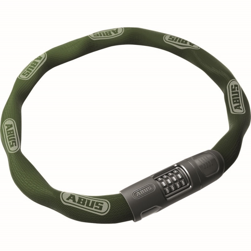 Abus 8808 Combo - 85CM Jade Green - Combination Chain Lock (No Bracket)