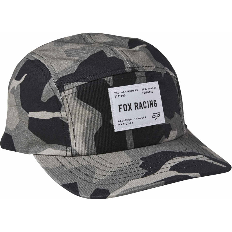 Fox Head Regiment 5 Panel Hat Blkcam /os Mens OS Blkcam