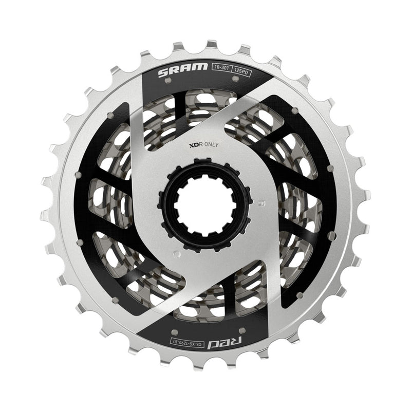 SRAM Red E1 XG-1290 10-30 12 Speed Cassette Silver Bike