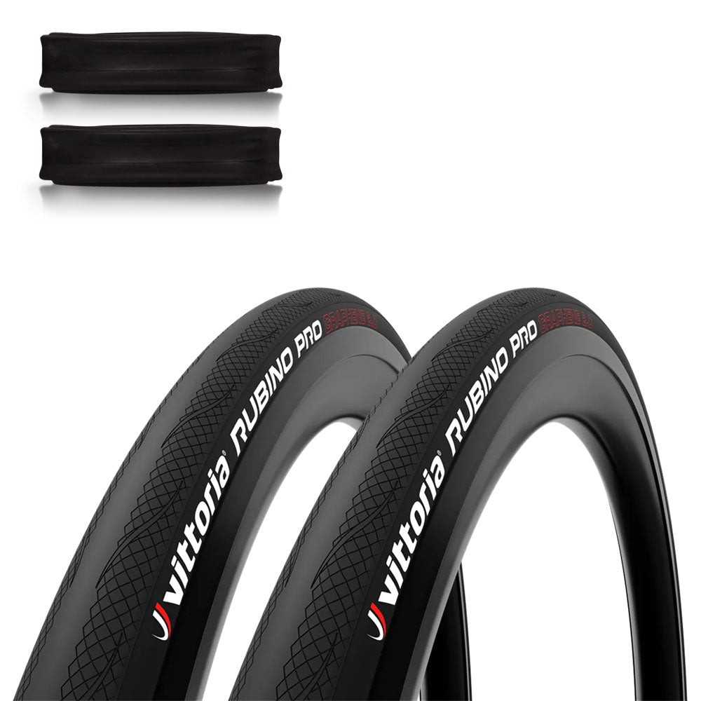 Vittoria Rubino Pro Folding Clincher Road Tyre Twin Pack Road Bike vittoria-rubino-pro-folding-clincher-road-tyre-twin-pack-road-bike