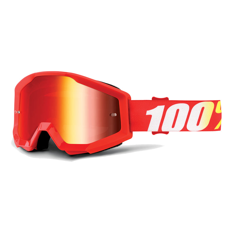 100% Strata Junior Goggle Furnace Red