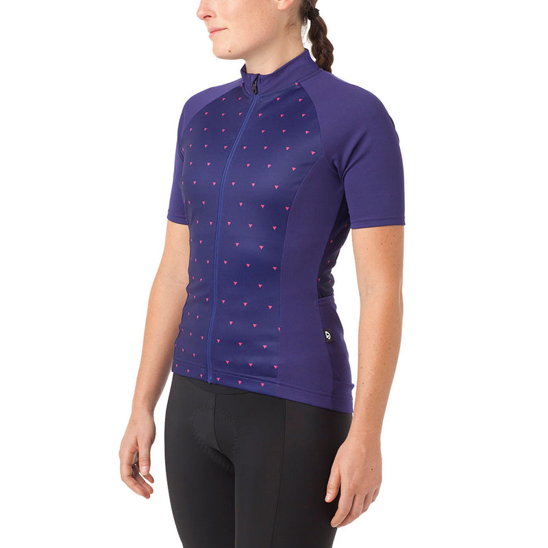 Giro Womens Chrono Sport Sublimated Jersey Ultraviolet Sharktooth