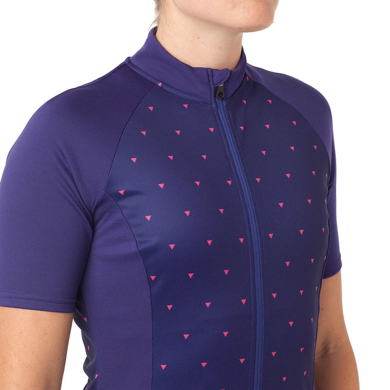 Giro Womens Chrono Sport Sublimated Jersey Ultraviolet Sharktooth