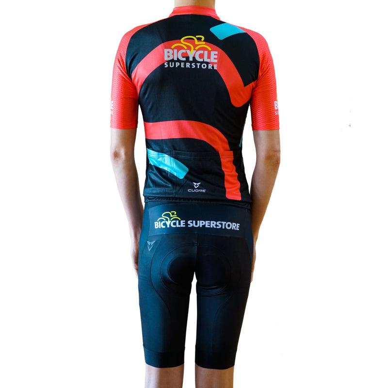 Bicycle Superstore Mens Cuore Jersey Coral