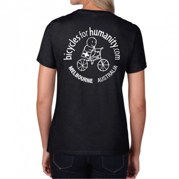 Bicycles for Humanity Melbourne Womens T-Shirt