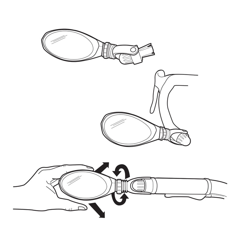 Blackburn Multi Mirror Bike Mirrors Bicycle Superstore