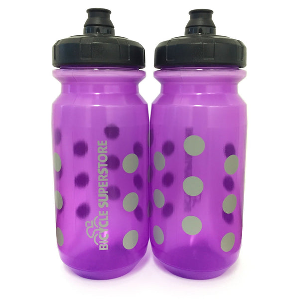 Bicycle Superstore PourFast DoubleSpring Bottle Purple (600ML)