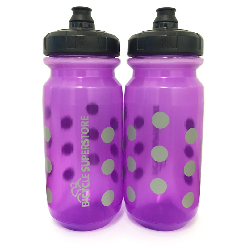 Bicycle Superstore PourFast DoubleSpring Bottle Purple (600ML)