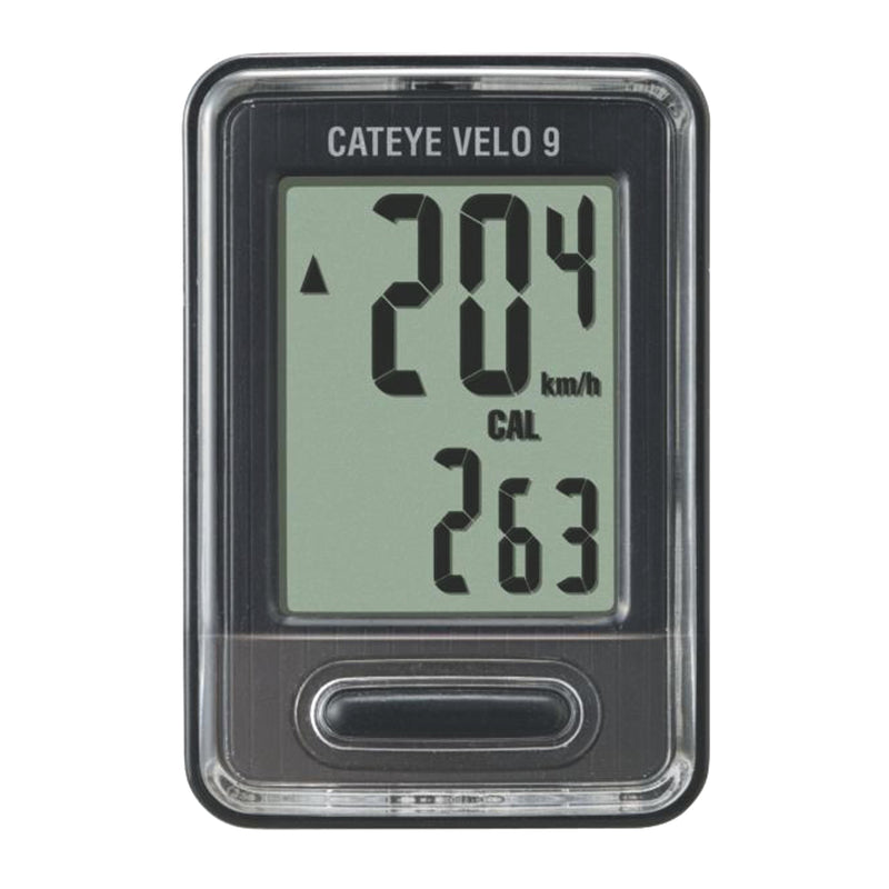 CatEye Velo 9 Computer Bike Computers Speedometers Bicycle