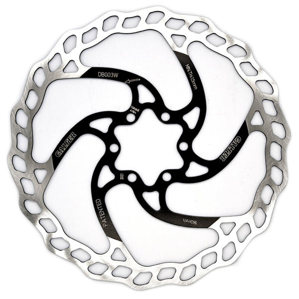 Galfer Wave 180mm 6 Bolt 1.8mm Disc Brake Rotor