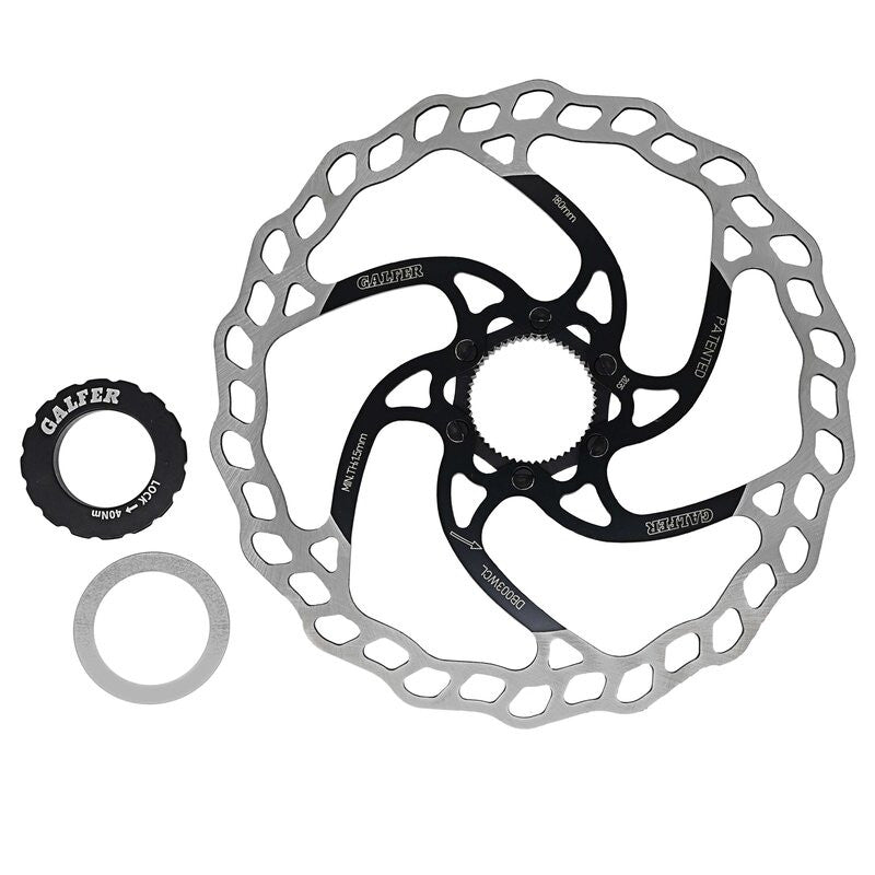 Galfer Wave 180mm Centrelock 1.8mm Disc Brake Rotor