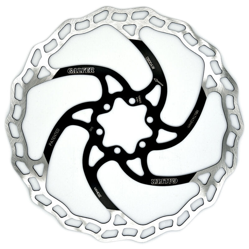 Galfer Wave 203mm 6 Bolt 1.8mm Disc Brake Rotor