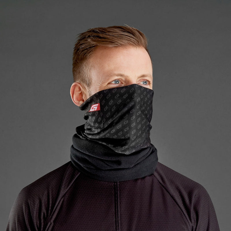 GripGrab Neck Warmer Multifunctional Thermal Fleece Black
