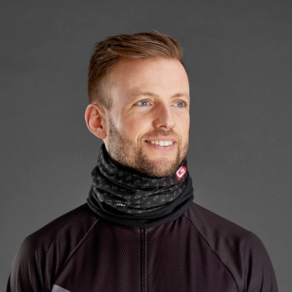 GripGrab Neck Warmer Multifunctional Thermal Fleece Black