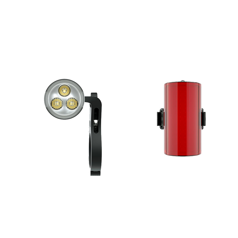 Knog PWR Road 700 Lumen and Mid Cobber Rear Light Set