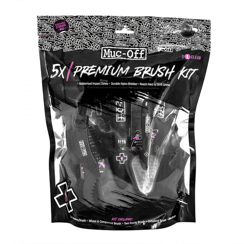 Muc-Off 5x Premium Brush Kit