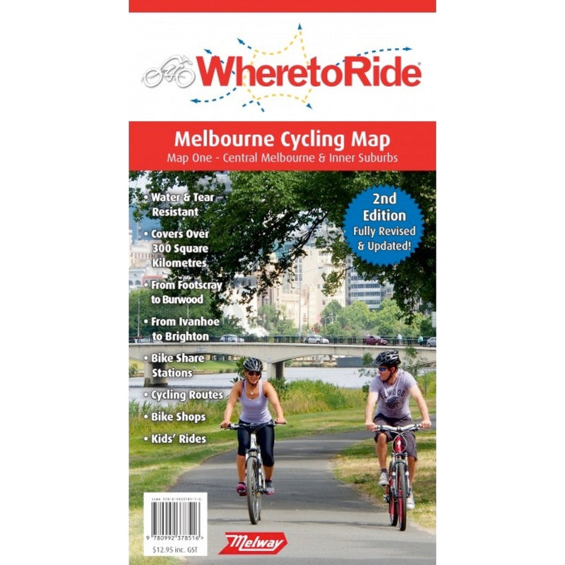 Where To Ride Melbourne Cycling Map 2nd Edition